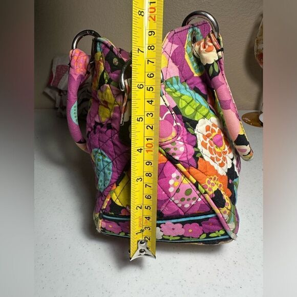 RETIRED 2012 VINTAGE Vera Bradley VaVa Voom Handbag Shoulder Bag Floral Quilted - Picture 13 of 16
